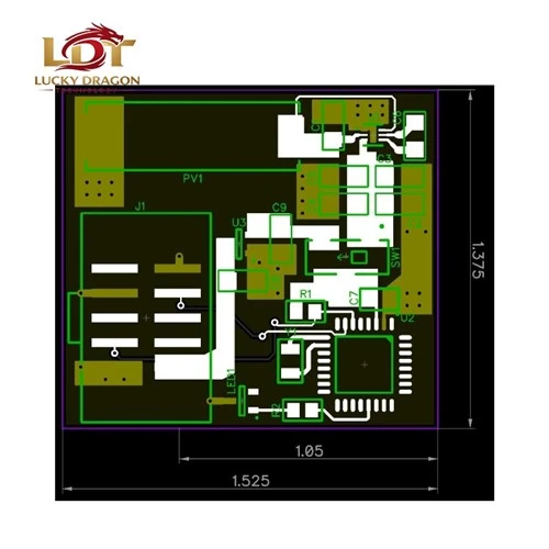 Projeto de PCB de fonte de alimentação